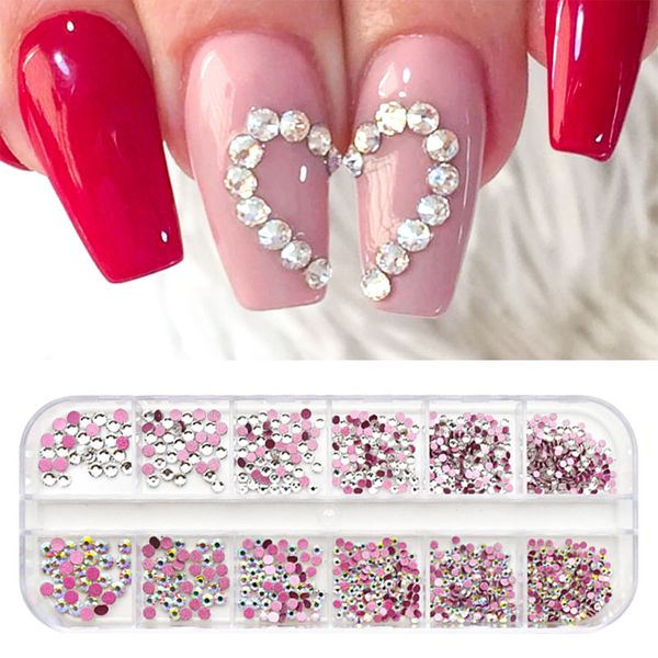12 grids/box crystal strass nail rhinestones ss4~ss12 clear/ab colors non ix flatback gem for nail art decorations mjz2176, Silver;gold
12 grids/box crystal strass nail rhinestones ss4~ss12 clear/ab colors non ix flatback gem for nail art decorations mjz2176, Silver;gold