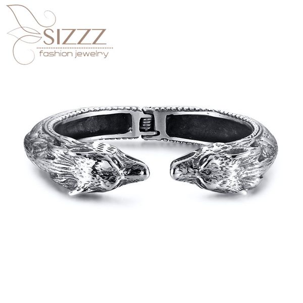 sizzz stainless steel leopard head / faucet opening adjustable is calm and domineering bracelet &bangle for men, Black
sizzz stainless steel leopard head / faucet opening adjustable is calm and domineering bracelet &bangle for men, Black
