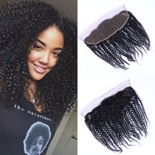 kinky curly lace frontal closure 13x4 mongolian remy human hair ear to ear full frontal closure swiss lace, Black;brown
kinky curly lace frontal closure 13x4 mongolian remy human hair ear to ear full frontal closure swiss lace, Black;brown