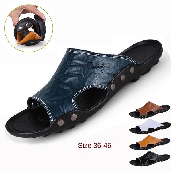sandals sandalias hombre cuero large size style soft sole anti slip sandal men playa, Black
sandals sandalias hombre cuero large size style soft sole anti slip sandal men playa, Black