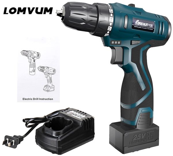 25v multi-function electric screwdriver household cordless charging electric drill bit rechargeable lithium battery power tool
25v multi-function electric screwdriver household cordless charging electric drill bit rechargeable lithium battery power tool