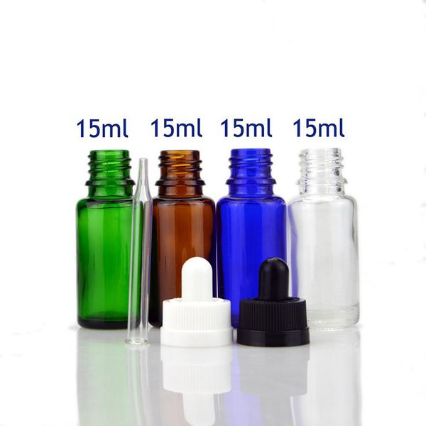 wholesale e liquid clear amber green blue glass dropper bottles 15ml perfume glass bottle with childproof cap glass pipette
wholesale e liquid clear amber green blue glass dropper bottles 15ml perfume glass bottle with childproof cap glass pipette