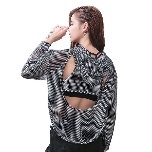 спорт shirt gym женщины йога tops спорт рубашка фитнес спортивная mesh с капюшоном с длинным рукавом футболки женщины футболки спортивные тр
спорт shirt gym женщины йога tops спорт рубашка фитнес спортивная mesh с капюшоном с длинным рукавом футболки женщины футболки спортивные тр