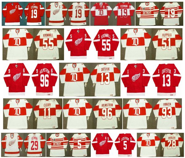 vintage detroit red wings jerseys 13 pavel datsyuk 19 steve yzerman 11 daniel cleary 93 johan franzen 96 holmstrom 29 mike vernon ccm hockey, Black;red
vintage detroit red wings jerseys 13 pavel datsyuk 19 steve yzerman 11 daniel cleary 93 johan franzen 96 holmstrom 29 mike vernon ccm hockey, Black;red