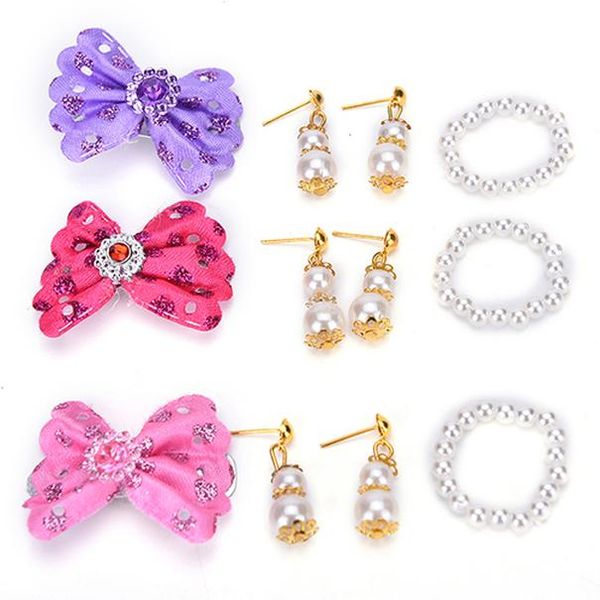 1 клип set дети лучший подарок на день рождения diy bowknot волос жемчужное ожерелье серьги ювелирные изделия для куклы барби аксессуары pad, Black
1 клип set дети лучший подарок на день рождения diy bowknot волос жемчужное ожерелье серьги ювелирные изделия для куклы барби аксессуары pad, Black