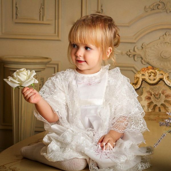 2019 new first communication dresses long sleeve christening gowns for baby girls lace appliqued baptism dresses with bonnet, White
2019 new first communication dresses long sleeve christening gowns for baby girls lace appliqued baptism dresses with bonnet, White
