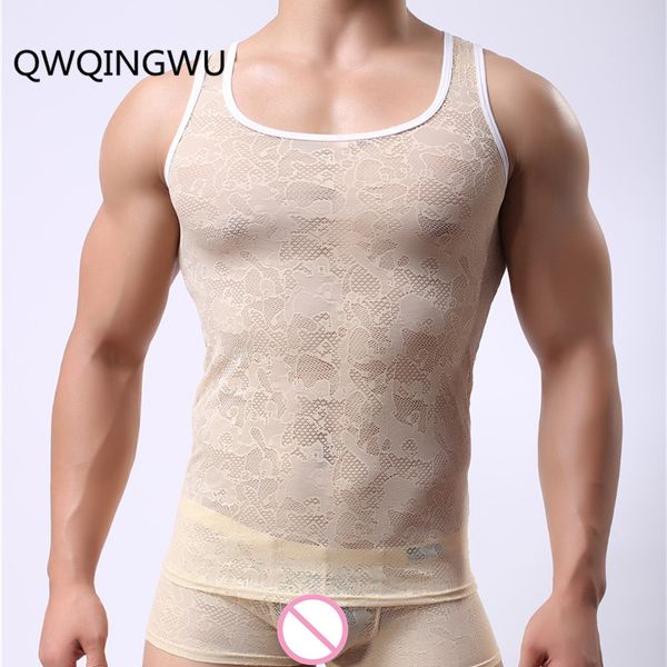 men undershirts mesh tees shirts transparent bodybuilding gay male singlets lace see through undershirts fashion, Black;brown
men undershirts mesh tees shirts transparent bodybuilding gay male singlets lace see through undershirts fashion, Black;brown