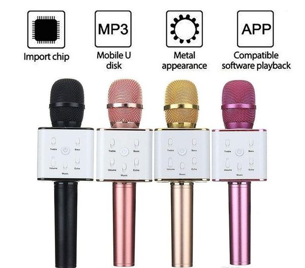 q7 bluetooth microphone portable handheld wireless ktv karaoke player loudspeaker with mic speaker for iphone 7 plus samsung s7 dhl
q7 bluetooth microphone portable handheld wireless ktv karaoke player loudspeaker with mic speaker for iphone 7 plus samsung s7 dhl
