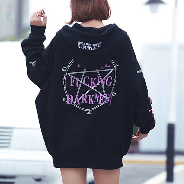 gothic harajuku толстовки женщины руно сыпучие письмо версия для печати карманный lace-up с капюшоном bf стиль средней длины осень-зима толс, Black
gothic harajuku толстовки женщины руно сыпучие письмо версия для печати карманный lace-up с капюшоном bf стиль средней длины осень-зима толс, Black