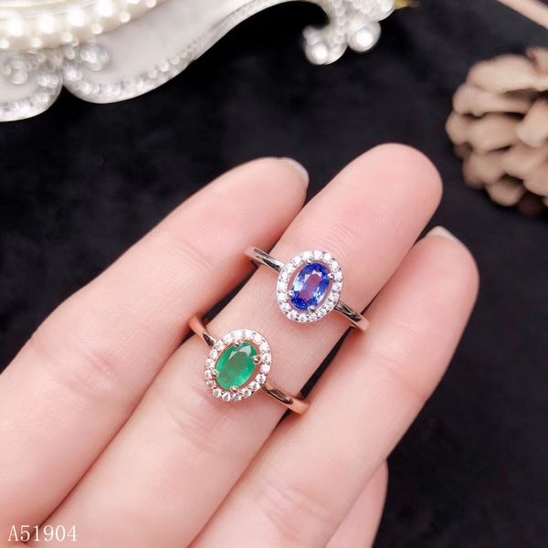 kjjeaxcmy boutique jewelry 925 sterling silver inlaid natural emerald sapphire female ring support test, Golden;silver
kjjeaxcmy boutique jewelry 925 sterling silver inlaid natural emerald sapphire female ring support test, Golden;silver
