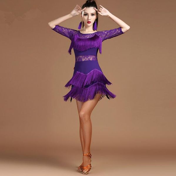 women lace fringe flapper tango rumba cha cha latin dance dress long sleeve purple red black royal blue xl ing, Black;red
women lace fringe flapper tango rumba cha cha latin dance dress long sleeve purple red black royal blue xl ing, Black;red
