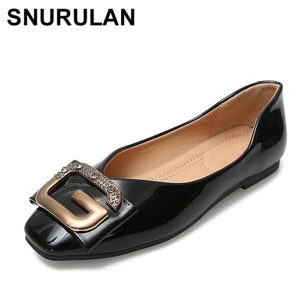 snurulan size33-43female metal decoration soft sole flats shoes woman flat heels shoes women patent leather shoe ladies dress, Black
snurulan size33-43female metal decoration soft sole flats shoes woman flat heels shoes women patent leather shoe ladies dress, Black