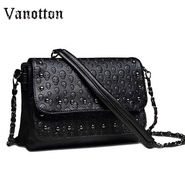 2017 gothic rivet messenger bags women clutches skull crossbody bag small shoulder bag sac a main soft leather handbags
2017 gothic rivet messenger bags women clutches skull crossbody bag small shoulder bag sac a main soft leather handbags