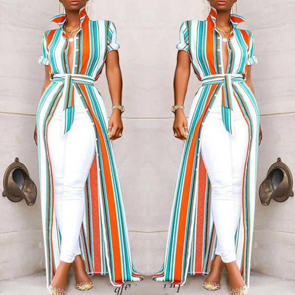 summer womens blouse colorful striped casual shirt turndown collar striped blouse new loose shirt female blusas camisa de mujer, White
summer womens blouse colorful striped casual shirt turndown collar striped blouse new loose shirt female blusas camisa de mujer, White