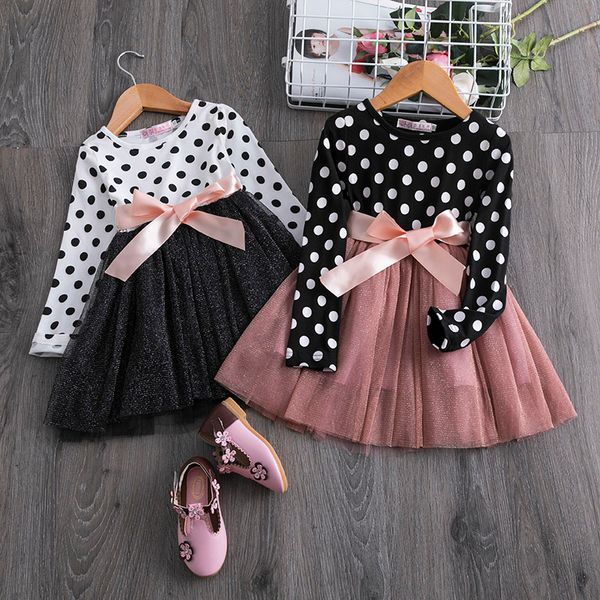 2020 new kids bbay girls dress long sleeve dot print patchwork dress tulle tutu party formal with belt bowknot girls 2-7t, Red;yellow
2020 new kids bbay girls dress long sleeve dot print patchwork dress tulle tutu party formal with belt bowknot girls 2-7t, Red;yellow