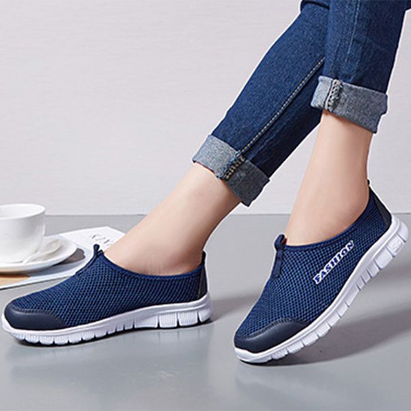 spring shoes women sneakers mesh breathable slip on flat loafers light soft platform walking casual shoes plus size t200408, Black
spring shoes women sneakers mesh breathable slip on flat loafers light soft platform walking casual shoes plus size t200408, Black