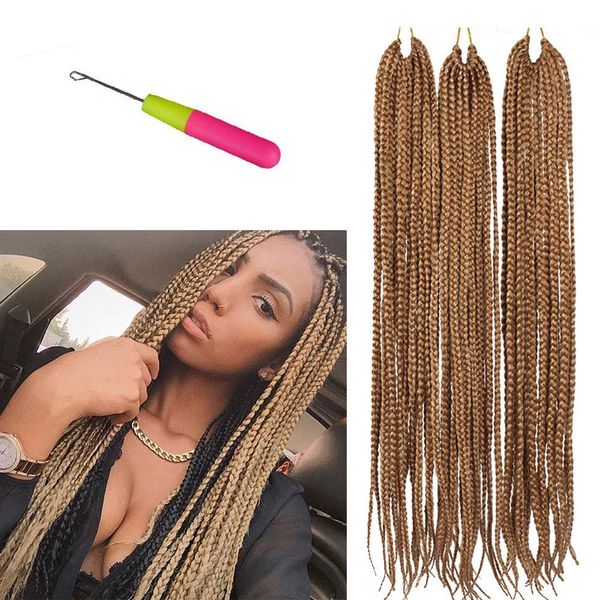 18 22inches box braids crochet hair extensions 100g/pcs kanekalon two tone ombre braiding hair synthetic crochet box braids, Black
18 22inches box braids crochet hair extensions 100g/pcs kanekalon two tone ombre braiding hair synthetic crochet box braids, Black