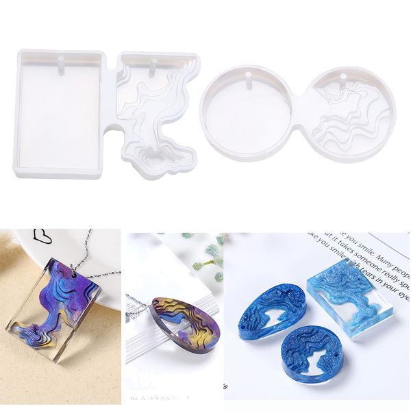 2 island resin casting mould diy soap pendant jewelry making craft
2 island resin casting mould diy soap pendant jewelry making craft