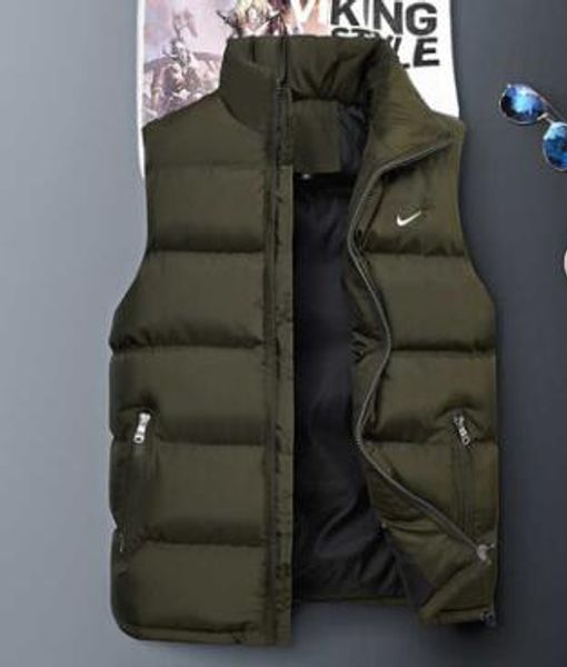men down vest jacket fashion male sleeveless sports jackets bomber collar cotton zippers outdoor coats, Black;white
men down vest jacket fashion male sleeveless sports jackets bomber collar cotton zippers outdoor coats, Black;white