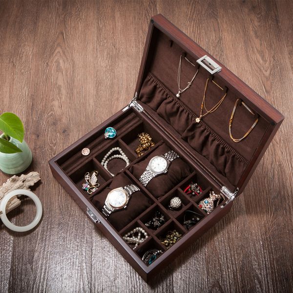 yellow brown velvet box square wooden jewelry container organizer rosewood gift boxes packaging wedding jewelly necklace case, Black
yellow brown velvet box square wooden jewelry container organizer rosewood gift boxes packaging wedding jewelly necklace case, Black