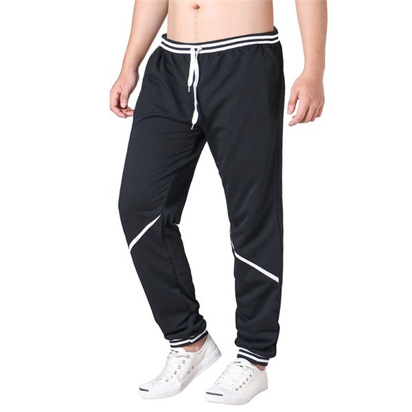 men track pants 2019new fashion hip hop fitness streetwear trousers striped drawstring joggers sweatpants pantalon homme, Black
men track pants 2019new fashion hip hop fitness streetwear trousers striped drawstring joggers sweatpants pantalon homme, Black