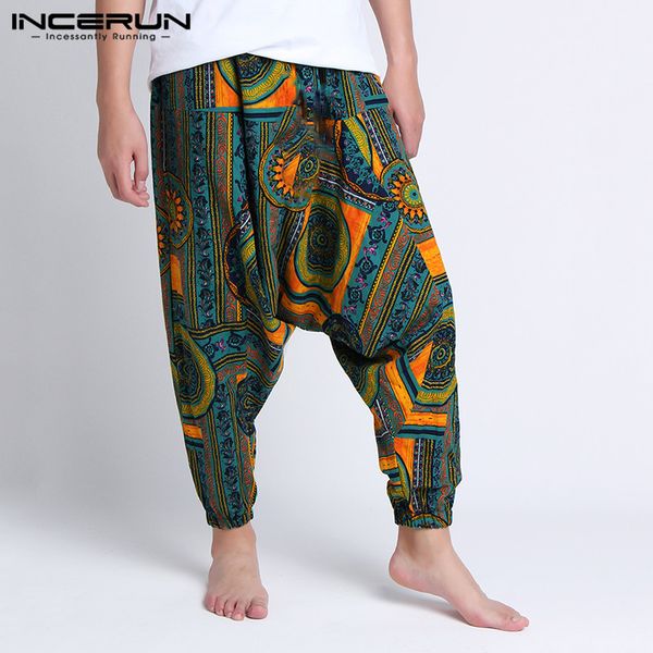 incerun mens harem pants printed cotton joggers retro 2020 streetwear ethnic style pantalon baggy drop-crotch trousers men s-5xl, Black
incerun mens harem pants printed cotton joggers retro 2020 streetwear ethnic style pantalon baggy drop-crotch trousers men s-5xl, Black