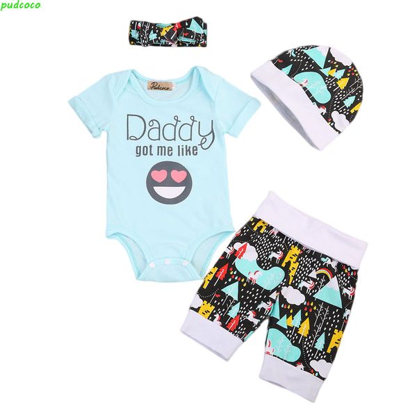 4pcs newborn infant baby clothing sets lovely summer toddler kids boys girls rompers floral shorts hats headband outfits, Pink;blue
4pcs newborn infant baby clothing sets lovely summer toddler kids boys girls rompers floral shorts hats headband outfits, Pink;blue