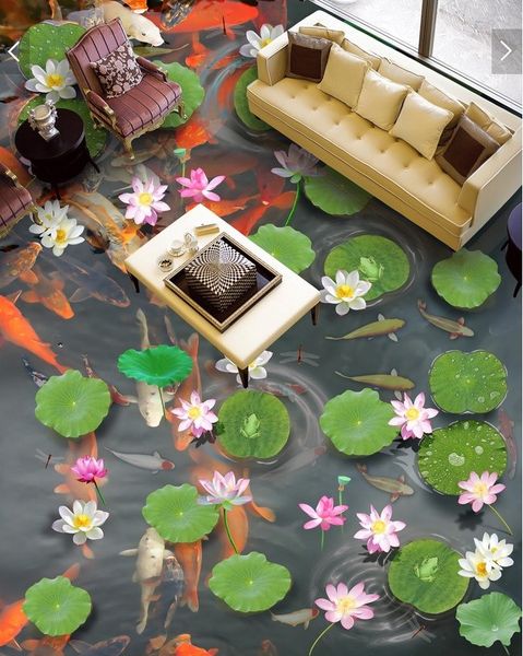 3d pvc flooring custom p waterproof self-adhesive floor large lotus pond carp sticker home decor living room wallpaper for walls 3 d
3d pvc flooring custom p waterproof self-adhesive floor large lotus pond carp sticker home decor living room wallpaper for walls 3 d