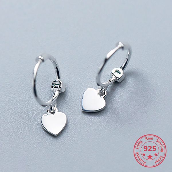 authentic 100% s925 sterling silver heart exquisite hoop earrings 2018 fine jewelry for women birthday party accessories gift, Golden;silver
authentic 100% s925 sterling silver heart exquisite hoop earrings 2018 fine jewelry for women birthday party accessories gift, Golden;silver