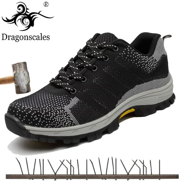 2019 fashion men's outdoor shoes breathable mesh steel toe cap work safety boots men anti-slip puncture proof protect shoes, Black
2019 fashion men's outdoor shoes breathable mesh steel toe cap work safety boots men anti-slip puncture proof protect shoes, Black