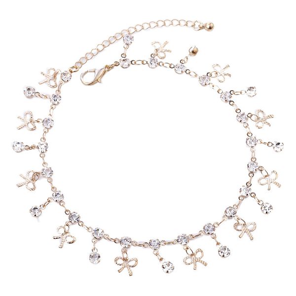 new fashion beach chain anklets exquisite handmade crystal bowknot pendant anklet bracelet for women bohemian jewelry, Red;blue
new fashion beach chain anklets exquisite handmade crystal bowknot pendant anklet bracelet for women bohemian jewelry, Red;blue