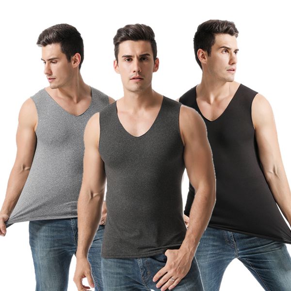 undershirts autumn and winter warm men underwear undershirt 1441, Black;brown 
undershirts autumn and winter warm men underwear undershirt 1441, Black;brown