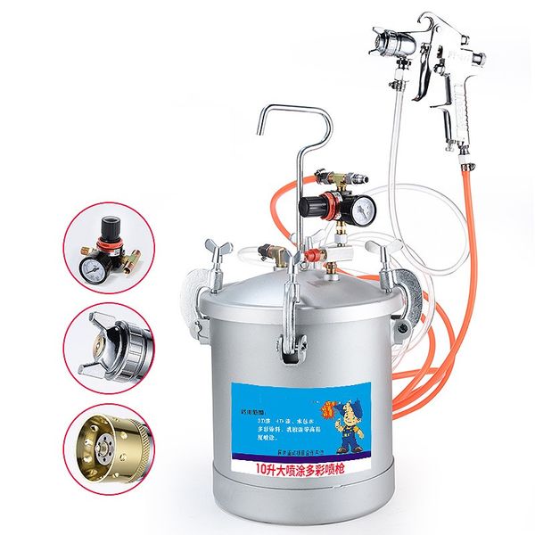 10l pneumatic multicolor gun paint water paint water colorful pressure tank spraying machine true
10l pneumatic multicolor gun paint water paint water colorful pressure tank spraying machine true