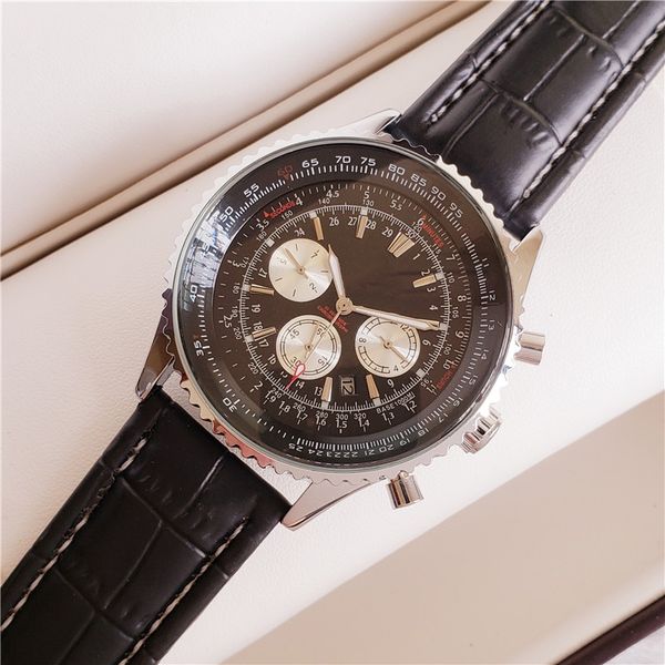 luxury mens watches mechanical automatic movement all dial works designer watch leather strap gift for men watch287s, Slivery;brown
luxury mens watches mechanical automatic movement all dial works designer watch leather strap gift for men watch287s, Slivery;brown