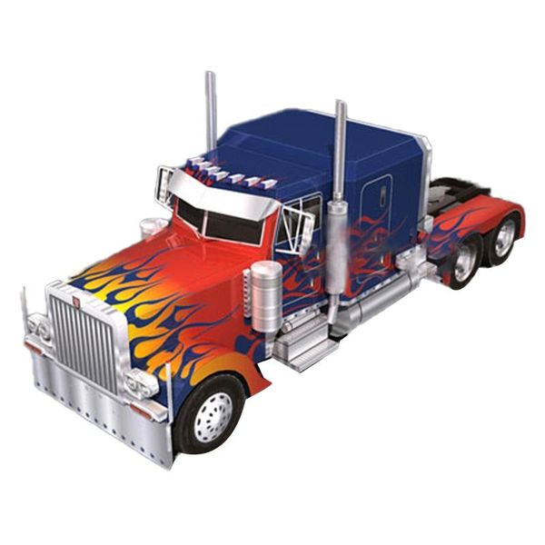 1:24 scale 3d paper card optimus peterbilt 389 heavy truck tractor 3d paper model car model toys kit
1:24 scale 3d paper card optimus peterbilt 389 heavy truck tractor 3d paper model car model toys kit