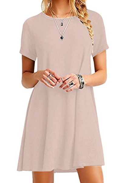 omzin women short sleeve loose casual t-shirt dress plus size xs-4xl us 4-18, Black;gray
omzin women short sleeve loose casual t-shirt dress plus size xs-4xl us 4-18, Black;gray