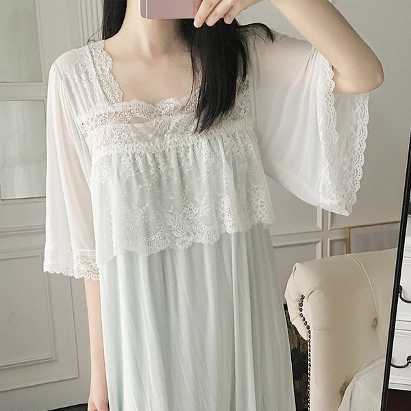 women's sleepwear summer short sleeve nightgowns modal inner gauze sweet elegant female sleepshirts princess sleep dress 2226, Black;red
women's sleepwear summer short sleeve nightgowns modal inner gauze sweet elegant female sleepshirts princess sleep dress 2226, Black;red