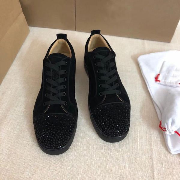 2019 fashion designer spikes flats shoes red bottom shoes for women mens luxury party lovers genuine leather sneakers size 35-47 k3, Black
2019 fashion designer spikes flats shoes red bottom shoes for women mens luxury party lovers genuine leather sneakers size 35-47 k3, Black