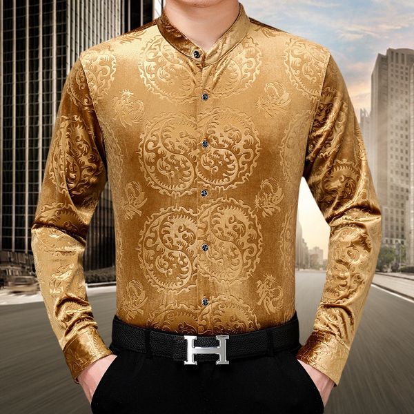 2020 new spring autumn men's full sleeve shirts male slim fit long sleeve party shirts men print business shirt, White;black
2020 new spring autumn men's full sleeve shirts male slim fit long sleeve party shirts men print business shirt, White;black