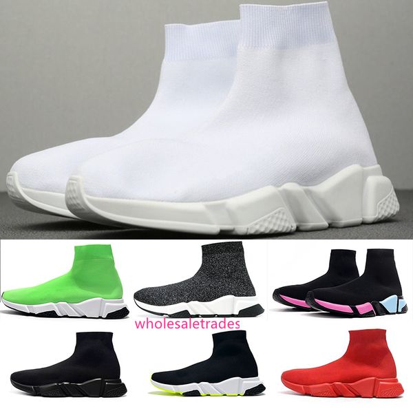 2020 designer sock shoes speed trainer casual ankle boot triple black white glitter women mens chaussures platform sports sneakers 36-47
2020 designer sock shoes speed trainer casual ankle boot triple black white glitter women mens chaussures platform sports sneakers 36-47