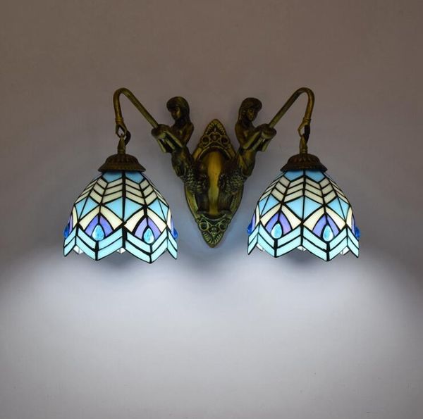 modern minimalist mermaid double headed glass wall lights restaurant bedroom corridor glass lamp tiffany style stained glass lamps
modern minimalist mermaid double headed glass wall lights restaurant bedroom corridor glass lamp tiffany style stained glass lamps