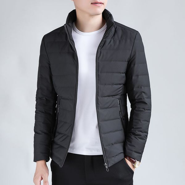 solid black stand collar down jacket men pleated short down coat outerwear new arrival 2019 autumn winter collection
solid black stand collar down jacket men pleated short down coat outerwear new arrival 2019 autumn winter collection