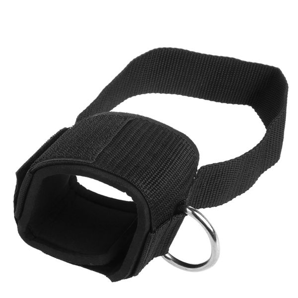 ankle d-ring strap gym foot cable attachment thigh leg pulley weight lifting, Black
ankle d-ring strap gym foot cable attachment thigh leg pulley weight lifting, Black
