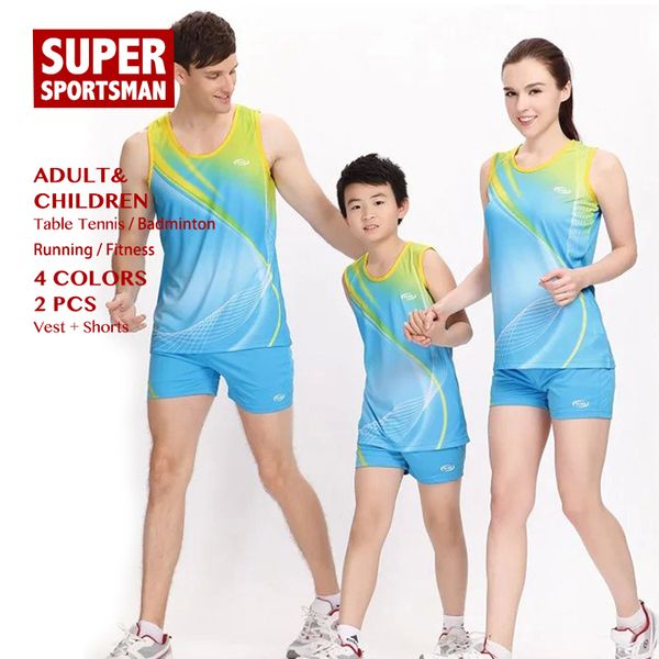 children running badminton shirt kids basketball outdoor fitness table tennis clothing men women football training clothes, Black;blue
children running badminton shirt kids basketball outdoor fitness table tennis clothing men women football training clothes, Black;blue