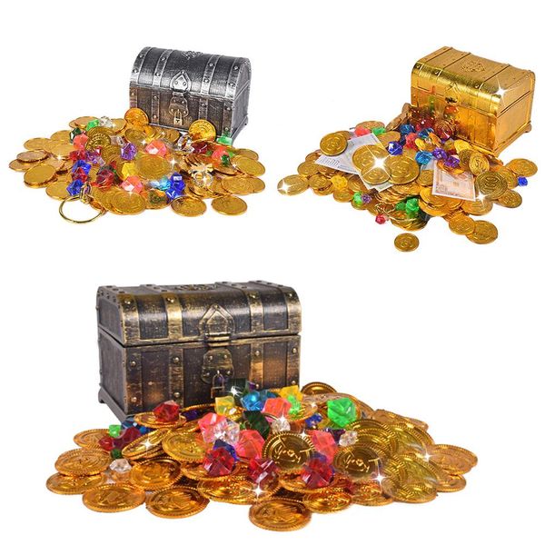 treasure hunting box children treasure box electroplated retro plastic box toy gold coins and pirate gems jewelry playset pack
treasure hunting box children treasure box electroplated retro plastic box toy gold coins and pirate gems jewelry playset pack