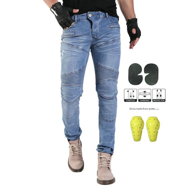motorcycle pants for men riding moto jeans with four pieces protective gear motorbike trousers motocross pants c06
motorcycle pants for men riding moto jeans with four pieces protective gear motorbike trousers motocross pants c06