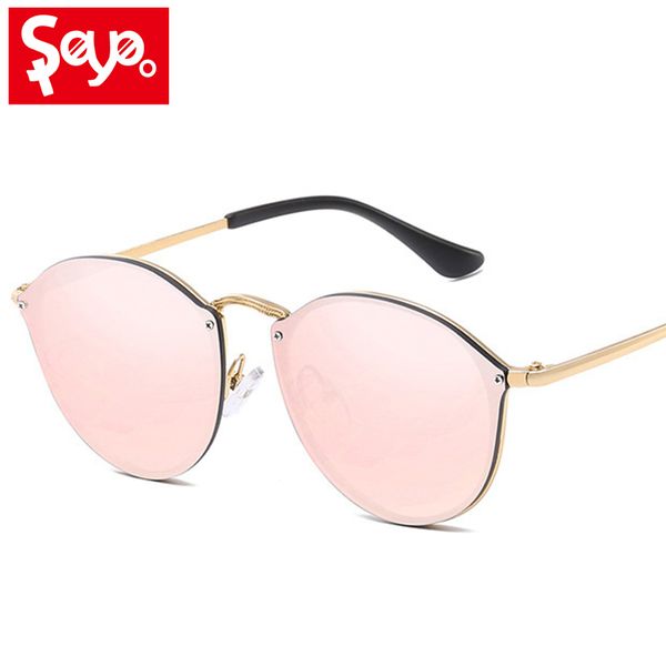 saylayo fashion brand designer cat eye sunglasses women metal sun glasses female retro pink coating mirror glasses uv400 shades, White;black
saylayo fashion brand designer cat eye sunglasses women metal sun glasses female retro pink coating mirror glasses uv400 shades, White;black