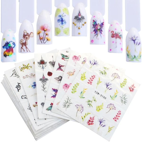 yzwle 12pcs nail sticker summer colorful designs water transfer decals sets flower/feather nail art decor beauty tips, Black
yzwle 12pcs nail sticker summer colorful designs water transfer decals sets flower/feather nail art decor beauty tips, Black