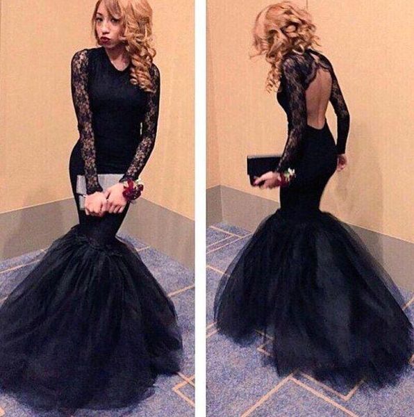 2019 jewel long sleeves slim lace black prom dresses tulle sweep train open back formal evening party gowns special occasion party gown
2019 jewel long sleeves slim lace black prom dresses tulle sweep train open back formal evening party gowns special occasion party gown