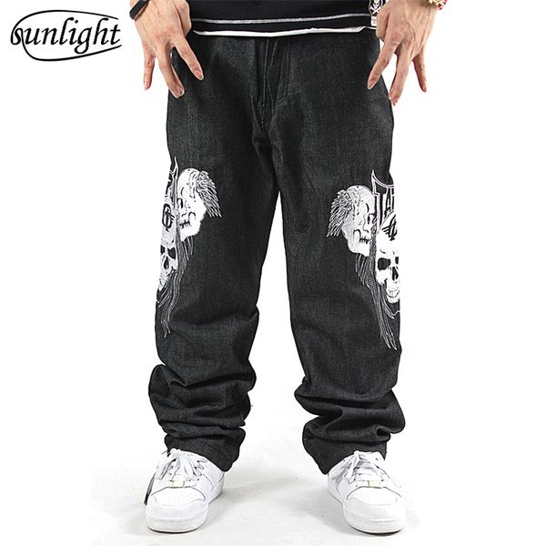 black mens hip hop baggy jeans men denim loose skateboard skull printed emboridery harem pants big size trousers 44, Blue
black mens hip hop baggy jeans men denim loose skateboard skull printed emboridery harem pants big size trousers 44, Blue